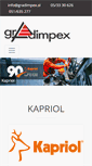 Mobile Screenshot of gradimpex.si